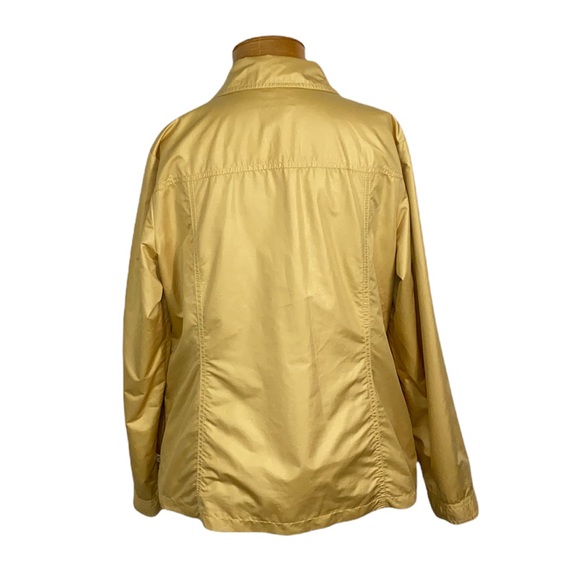 Chico’s Zenergy Sz 2 Gold Windbreaker - Picture 3 of 6